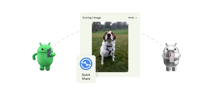 اشتراک سریع گوگل با اندروید !