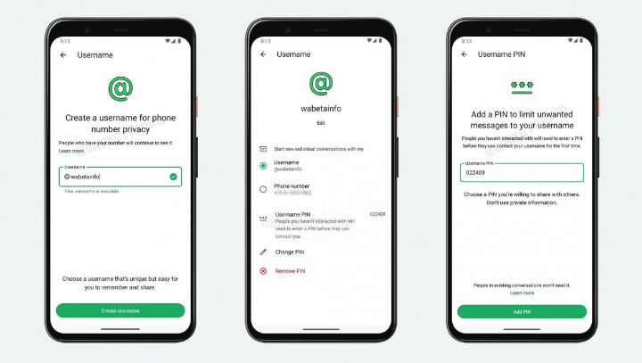 رمز نام کاربری در واتساپ !
