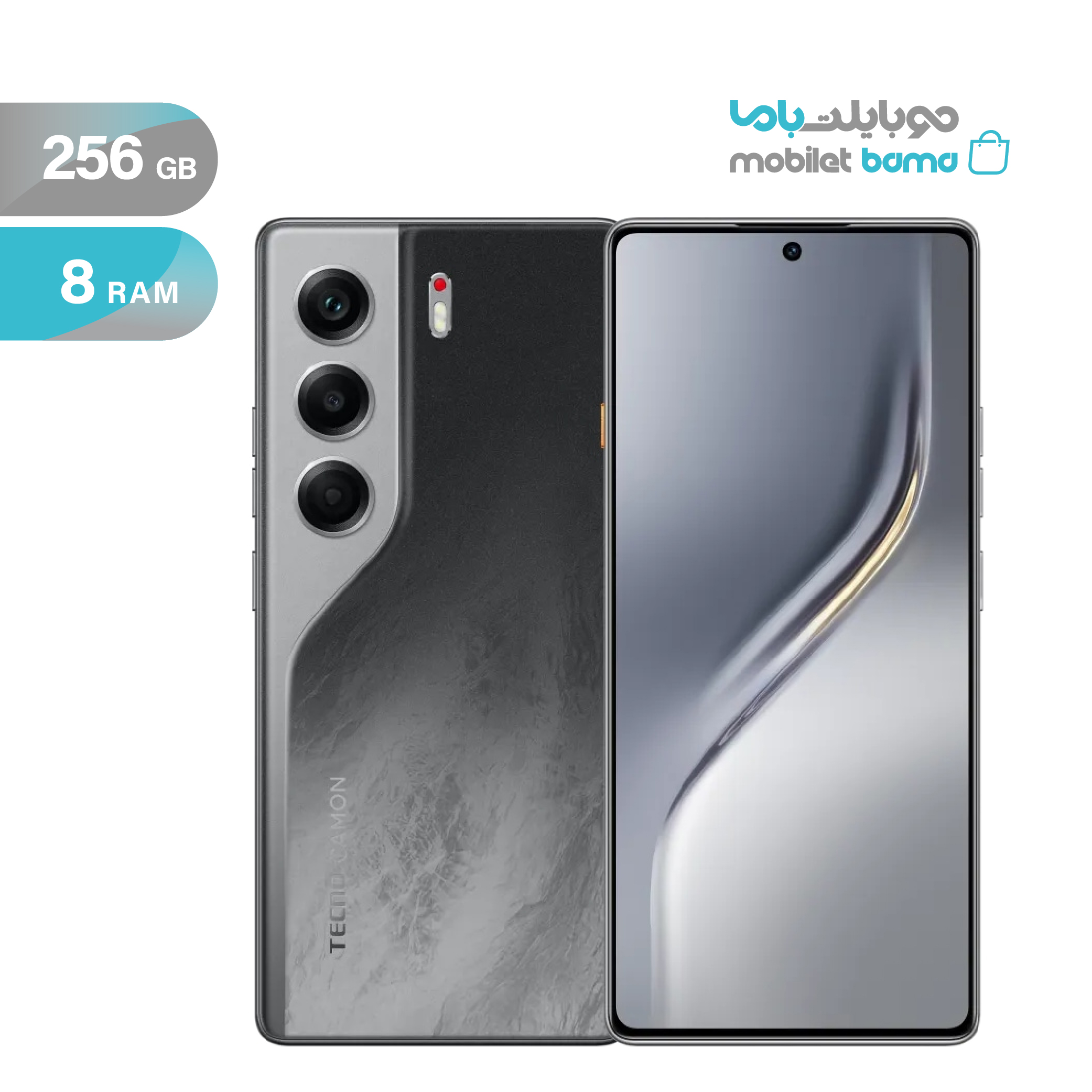تكنو مدل  Camon 40pro دو سیم کارت ظرفیت 256 گیگابایت و رم 8 گیگابایت