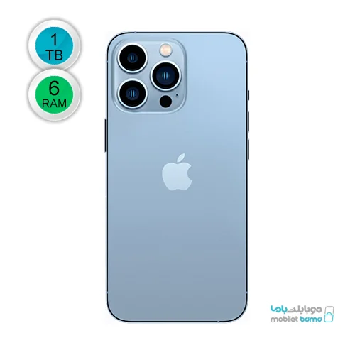 اپل مدل iPhone 13 Pro  تک سیم‌ کارت ظرفیت یک ترابایت و رم 6 گیگابایت
