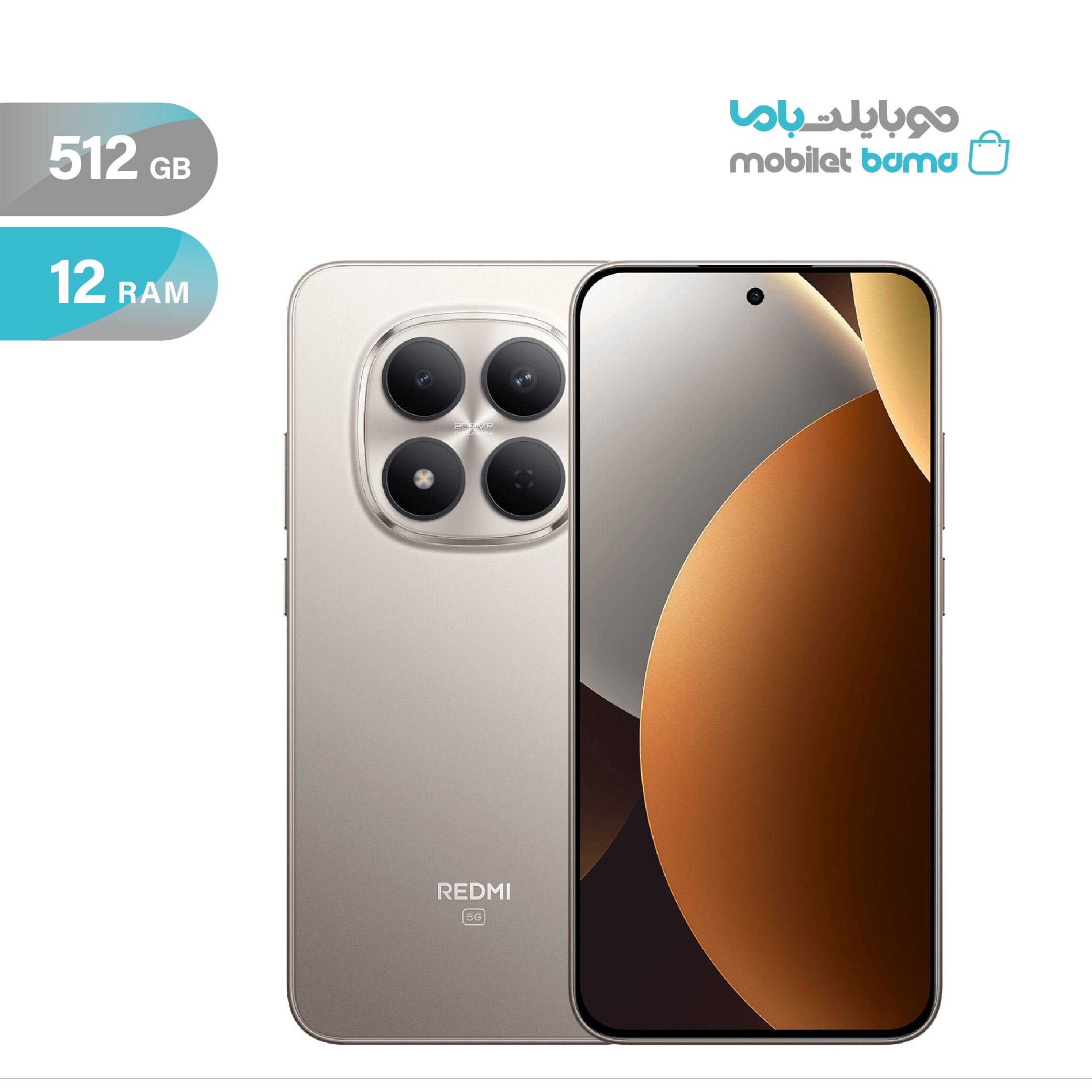 شیائومی مدل Redmi Note 15 pro 4G دو سيم کارت ظرفیت 512 گیگابایت و رم 12 گیگابایت